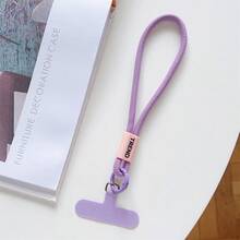 1pc Short Phone Lanyard Wrist Strap, Universal For Phone Case, Key Chain, U Disk, Camera Accessory - Multicolor - View 9