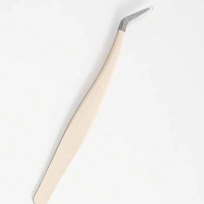 高精度假睫毛镊子：精准去除睫毛根部，不留残余毛发，圆头设计，亲肤不刺激