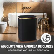 175L Cesta para Ropa Plegable con 3 Compartimentos, ultifunción Cestos para Lavandería Organizadores de Ropa Sucia Clasificador de Cestas con Asas, para Dormitorio, Cuarto de Baño(Negro) - blanco - Ver 6