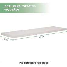 Estante Flotante Moderno Material de Melamina 15x30 (Nuevo Nogal) - gris - Ver 3