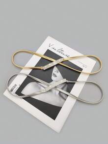 1 قطعة سلسلة معدنية قابلة للتمدد بتزيين من الراين للنساء، مناسبة للفساتين والمعاطف، مناسبة للارتداء اليومي في الصيف والمدرسة والخريف وعيد الهالوين