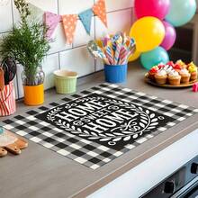 Cover For Stove Tops That Is Waterproof, Features An Anti-Slip Surface, And Is Heat Resistant, Safeguarding Electric Glass Stoves From Scratches. It Serves Multiple Purposes For Cooktops, Washers, Dryers, And Ironing Mats. Cleaning Is Simple. Ideal For Party Decorations And Party Supplies. - 1 cái - Xem 9