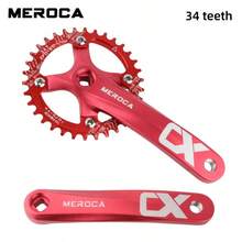 1 Stück MEROCA Mountainbike Kettenblatt 104BCD Quadratisches Loch Kurbelgarnitur 8/9/10/11 Gang Positiv/Negativ Zahnmodifikation Einzelkettenblatt, Fahrrad Kurbelgarnitur und Kettenblatt