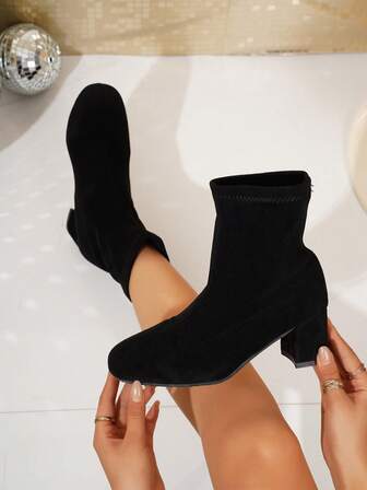 2025 New Arrival Classic Elastic Boots, Outdoor Casual Slip-On Boots For Teenagers