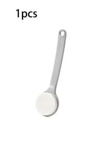 1 pièce Brosse ergonomique à long manche pour lotion corporelle - avec tampon éponge, atteint facilement les zones difficiles, exfoliation en douceur et hydratation, outil de soins de la peau quotidiens, application lisse et pratique