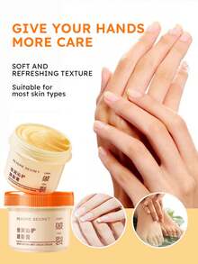Orange Crack Cream Anti Crack Cream Heel Anti Dry Crack Cream Frostbite Moisturizing Foot Cream 45g