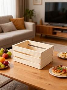 1/3pcs Small Wooden Storage Box, Suitable For Desktop Organization, Suitable For Home Office Storage Rack, Small Storage Basket Container,Halloween Decorations, Suitable For Halloween, Christmas, Holiday Gifts, Holiday Ornaments ﻿