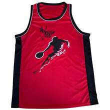Men's Sports Tank Top For Sports Activities, Gym And Casual Use - 紅色籃球 - 查看 3