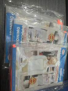 3pcHeat Resistant Ironing Pad - Protective Insulated Mat For Ironing, Prevents Burning Issues, Easy To Clean, Fits Most Standardrons, Essential Home Supply, For Delicate Fabrics Protection|Transparent Mesh Design