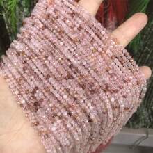 15 英寸 3 毫米天然石圆珠，虎眼石/紫水晶/石榴石/玛瑙等天然材料，多色脉轮疗愈石，适合 DIY 珠宝制作/手链/项链