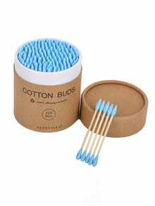 200pcs/Box Cleaning Swabs With Double-Ended Colorful Paper Tips, Disposable For Makeup, Cleaning Ears, Manicure - Multicolor - View 11
