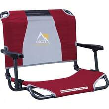 GCI Outdoor Big Comfort - Silla de Estadio con reposabrazos - Rojo - - Ver 13
