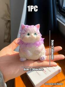 1/8PCS Cute Silicone Simulation Cat, Sticky Stress Relief Toy, Cute Stuff, Taba Squishy, Injectable Bubbles, Travel Portable Fidget Squeeze Toys, Squisy, Blue For Boys, Pink For Girls, Perfect For All Ages Austism, Ideal Holiday Gifts, Small Cute Fun Gift, Fun, Kids Games, Kids Toys, Boy Games, Girl Games, Children's Games, Easter Gifts, Party Bag Fillers, Christmas Stocking Fillers, Fidget Toys, Kids Party Favors[Eyes Random]