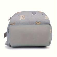 1pc Multi-Functional Travel Diaper Backpack, Diaper Bag, Maternity Baby Diaper Changing Bag, Practical Pockets, Oxford Cloth, Stroller Compatible