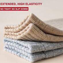 Calcetines Termicos Hombres, 5 Pares Gruesos Calcetines Invierno con Rizo Suave, Transpirables y Antisudor Calcetines Lana para Senderismo Running Esquiar Deportes, Talla 39-45 - 1 - Ver 8