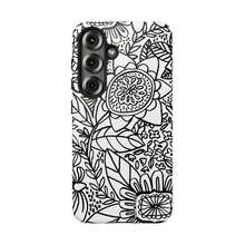Tough Phone Case, Flower Graffiti Doodle For Samsung S25 24 23 17 16  15 Pro Max Case 14,  13 Cases, 12, 11 High-Quality Must-Have With|Does Not Affect Portable Charger| Can Be Placed In Phone Holder Car| Men Women Girly Gift - 混色 - 查看 9