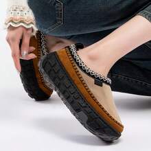 Nowe, wielokolorowe śniegowce z podeszwą z oponą, 2024, grube dno, ocieplane, modne i uniwersalne buty damskie