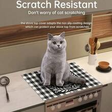 Cover For Stove Tops That Is Waterproof, Features An Anti-Slip Surface, And Is Heat Resistant, Safeguarding Electric Glass Stoves From Scratches. It Serves Multiple Purposes For Cooktops, Washers, Dryers, And Ironing Mats. Cleaning Is Simple. Ideal For Party Decorations And Party Supplies. - 1 cái - Xem 5
