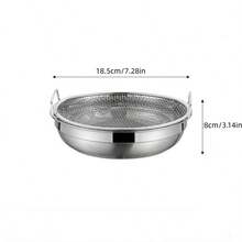 1个加厚304不锈钢空气炸锅脆皮篮，滴油薯条篮，适用于空气炸锅/烤箱，家用油水分离器 - 彩色 - 查看 12