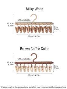 1 Stück Baby Kleiderbügel, Neugeborenen Socken Trockengestell, faltbarer Kleiderbügel mit mehreren Clips, windgeschützter Kleiderbügel für Kinderschrank Aufbewahrung