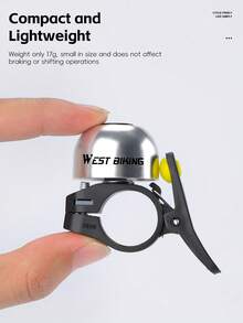 WEST BIKING Ultra-Loud Bicycle Bell - Folding Mountain Bike Bell For Road/City Bicycle | Cycling Accessories