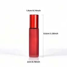 4/8pcs 10ML Perfume Essential Oil Refillable Glass Roll-On Bottles, Portable Fragrance Dispenser, Reusable Oil Vials For Travel - Multicolor - View 6