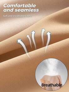 Set de 6 paquetes de calzoncillos triangulares sin costuras de unicolor, de estilo simple,de bragas cómodas y sin costuras, pantis sexy sin costuras de unicolor, lencería - Multicolor - Ver 7