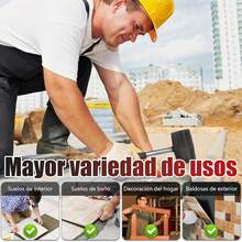 Martillo De Goma, Martillo Mazo Goma, Mazo De Goma Doble Cara Suelos, Estacas De Tienda, Carpintería, Camping (16 Onzas) - 1 - Ver 5