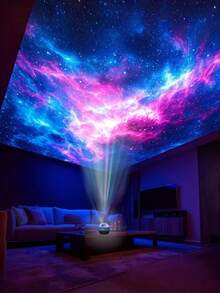 Northern Lights Projector Night Light - Aurora Borealis & Water Ripple LED Lamp With Remote, 16 Color Changing Starry Sky & Galaxy Effects, USB Powered Mood Lighting For Bedroom, Home Theater, Christmas Decor, Relaxation & Party Decorations - 彩色 - 查看 10