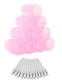 18pcs/Set Large Size Hair Rollers With Clips, Self-Gripping Curler Suitable For Long/Medium/Short Hair And Bangs, DIY Hair Curling Tool (Includes 12pcs Large Roller Tubes + 6pcs Clips), Hair Curlers, Curly Hair Brush, Rollers, Curly Hair Products, Curler, Rollers For Hair Curl, Curly Hair Tools, Hair Roller, Hair Curler, Barber, Hair Curlers, Barber Accessories, Rollers, Curly Hair Products, Curler, Rollers For Hairdressing Equipment, Accessories, Hair Curl, Curly Hair Tools, Hair Roller, Christmas,Curly Hair, Hair Curler, Hair Rollers, Heatless Curl, Heatless Curls, Rollers, Hair Curlers, Curly Hair Products, Hair Curl, Hair Roller, Rollers For Hair, Curly Hair Tools, Heatless Curlers,Hair, Accessories, Hair Products, Hair Tools, Hair Stuff, Hair Care, Curly Hair Brush, Barber, Barber Accessories, Hairdressing Equipment,Heatless Waves,Travel Essentials,Travel Essential,Hairstyle,Hairdressing