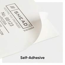 SelfAdhesive Poly Pocket Business Card Size Clear 100 Per Box 68123