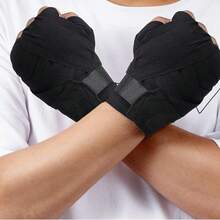 QWTG Cinta Boxeo Vendas de Mano, Largas 5, Elasticas Endas de Mano Profesionales para Protección de Muñecas y Nudillos, Vendas de Mano para Boxeadores, Kickboxing, Muay Thai y. - Negro - Ver 2