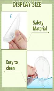 Tessco Yogurt Container Lids Clear Plastic Jar Lids Not Included Jar Replacement Compatible With Oui Yogurt Jars(24 Pieces) - trắng - Xem 3