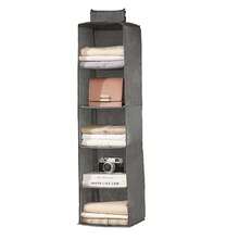 1pc Black Storage Hanging Bag, Clothes & Underwear Organizer Bag, Vertical Wardrobe Storage Bag, Durable & Washable, Dust & Moisture Proof 138 Garment Bag Storage Bags Storage For Clothes Clothes Organizer Clothes Storage Clothes Bag Packing Cubes Travel Essentials Travel Organizer - Grey - View 11