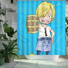 1pc One Piece Bathroom Curtain Decoration, Bathroom Shower Curtain, Suitable For Home, Hotel, Washable Curtain, Machine Washable Polyester, Suitable For All Seasons, Bathroom Partition