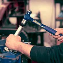 ESTWING Ball Peen Hammer - 8 Oz Metalworking Tool With Forged Steel Construction - E3-8BP, Blue - MàuA - Xem 5