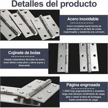 Bisagras para Puerta de Acero Inoxidable, 4 piezas Bisagras de puerta de hardware para puertas de armario (2,5 pulgadas) - 2 pulgadas - Ver 3