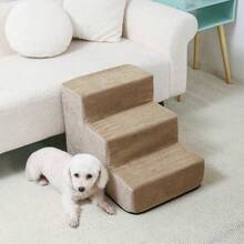 درج حيوانات أليفة قابل للتعديل من الدرجة الممتازة مصمم للكلاب والقطط - مع قاعدة مانعة للانزلاق وغطاء قابل للإزالة للتنظيف السهل، حل تسلق خفيف الوزن لجميع الأعمار، درج حيوانات أليفة ب- 2/3/4/5 خطوات كرسي أريكة غير قابل للانزلاق متين حامل سرير قابل للفك وغسيل، رعاية المفاصل للحيوانات الأليفة المسنة، مساعد التنقل للحيوانات الأليفة المصابة، رعاية الحيوانات الأليفة ذوي المشاكل في التنقل - متعدد الألوان - مشاهدة 11