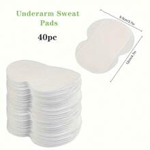 20/40/60/80/100片一次性腋下吸汗垫，腋下吸汗垫，有效透气，隐形，吸收贴片，轻盈吸汗，舒适无味，使用方便，适合炎热夏季男女，旅行、运动、户外、夏季身体护理，贴纸，圣诞节节日礼物