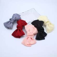 Modische abnehmbare Satinschleife Schuhclips, Schuhzubehör geeignet für verschiedene Schuhstile, Basic