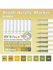 Marcadores de pintura acrílica recién actualizados, primer lanzamiento en línea. Tinta talla grande espesa, flujo talla grande suave, selección de colores talla grande completa. Adecuado para manualidades y suministros artísticos, se puede usar en plástico, vidrio, metal, bambú, lienzo, piedras, cerámica y textiles para manualidades, también adecuado para pintura artística profesional. Un regalo ideal para amigos y familiares.