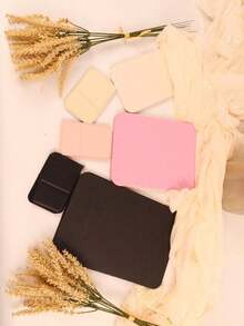 1 buc Oglindă de machiaj pliabilă portabilă cu suport reglabil, Oglindă de vanitate pliabilă compactă, Mini oglindă pliabilă, Oglindă de machiaj portabilă cu rabat, Mini oglindă de vanitate pentru înfrumusețare, Oglindă pliabilă din piele tip prințesă, Oglindă mică, Oglindă de vanitate de buzunar, Dimensiuni și culori multiple, Oglindă de vanitate pliabilă portabilă, Potrivită pentru retușuri de machiaj în deplasare, Sticlă, Nu necesită baterie