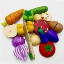 Happy Toys Juguete, Didactico, Infantil, Madera, Charola de Verduras, Juego de Cocina, Juego de AIimentación Estilo Montessori - 1 - Ver 5