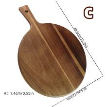 Tocător din lemn de trandafir - Diverse modele de tocătoare, Tocător din lemn masiv, Tocător pentru aperitive, Tocător pentru bucătărie, Tocător pentru mezeluri, Tocător pentru fructe în aer liber, Potrivit pentru hotel, casă, activități în aer liber, camping, Tocător portabil din lemn.