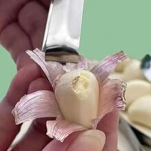 Garlic Peeler Tool , Fishbone Design Quick Peel Skin Remover - Heavy Duty Kitchen Pliers For Garlic/Shallot/Chestnut