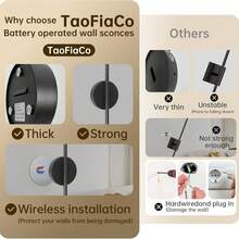 1/2 piezas Lámpara de pared, decoración de pared para fondo de TV, lámparas para dormitorio, lámpara para sala de estar, lámpara para sala de estar, lámpara de pared moderna con control remoto, lámpara de tira larga - Batería recargable de alta capacidad, recargable tipo C de 50 cm, instalación magnética, regulable y ajustable de temperatura de color, perfecta para dormitorio, decoración de pared, estudio, sala de estar, decoración del hogar, regalos festivos y luz de escalera