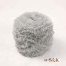 Luxury Chunky Yarn For Crochet - Faux Fur Fabric Thread, 50g Soft Mixed Color Yarn Ball, 20+ Colors For DIY Knitting Crochet Projects, Blankets, Scarves, Bags