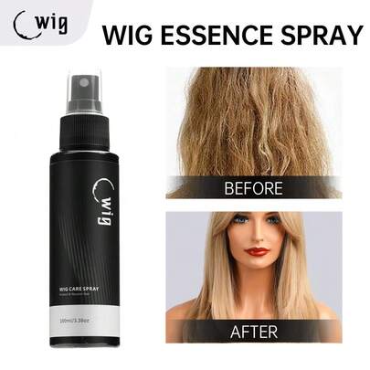 免洗假发护理喷雾 - 轻松抚平毛躁，修复受损假发。清爽滋养配方，修复并抚平干燥或打结的假发。不油腻配方，令假发柔软亮泽，延长假发使用寿命。适用于合成纤维和真人发假发。