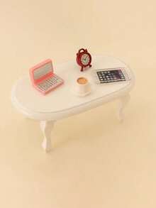 Colección de suministros de aprendizaje en miniatura para casas de muñecas, incluye libros, revistas, carpetas, mochilas, juguetes de escena de aprendizaje micro DIY, computadoras, teléfonos, relojes, calculadoras, accesorios de muñecas y suministros de arte en miniatura de estilo vintage