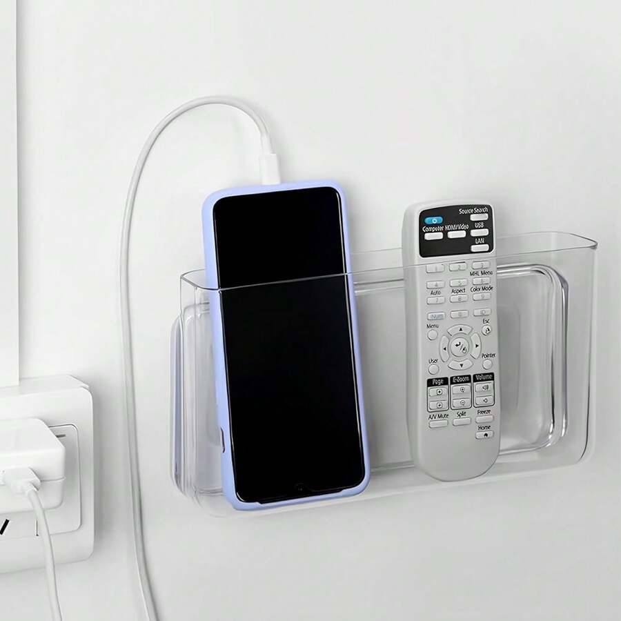 EstiloTendenciaSoporte Para Control De Remoto Pared, Porta Controles TV Pared, Grande, Desmontable, Para TeléFono, Control Remoto, CosméTicos, PequeñOs ArtíCulos, Para Estar, HabitacióN, BañO, Hogar, OficinaCalidad PremiumVersióN Mejorada - 1 - Ver 1